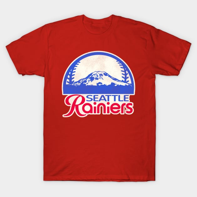 Defunct Seattle Rainiers Baseball T-Shirt by Defunctland